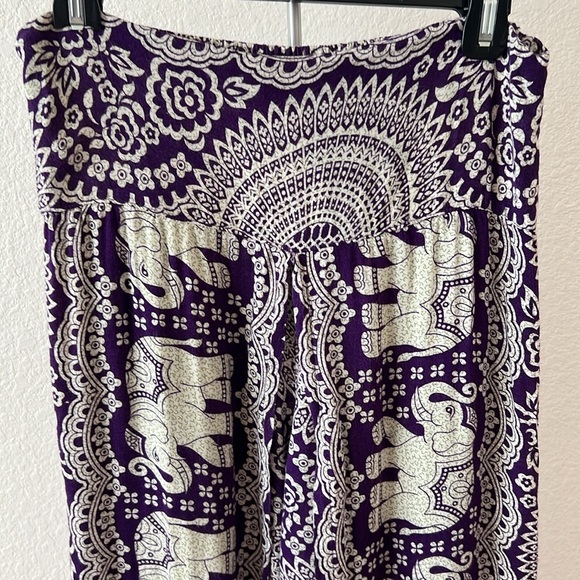 Thai Elephant PALAZZO Pants 🐘 🐘 - Picture 9 of 11
